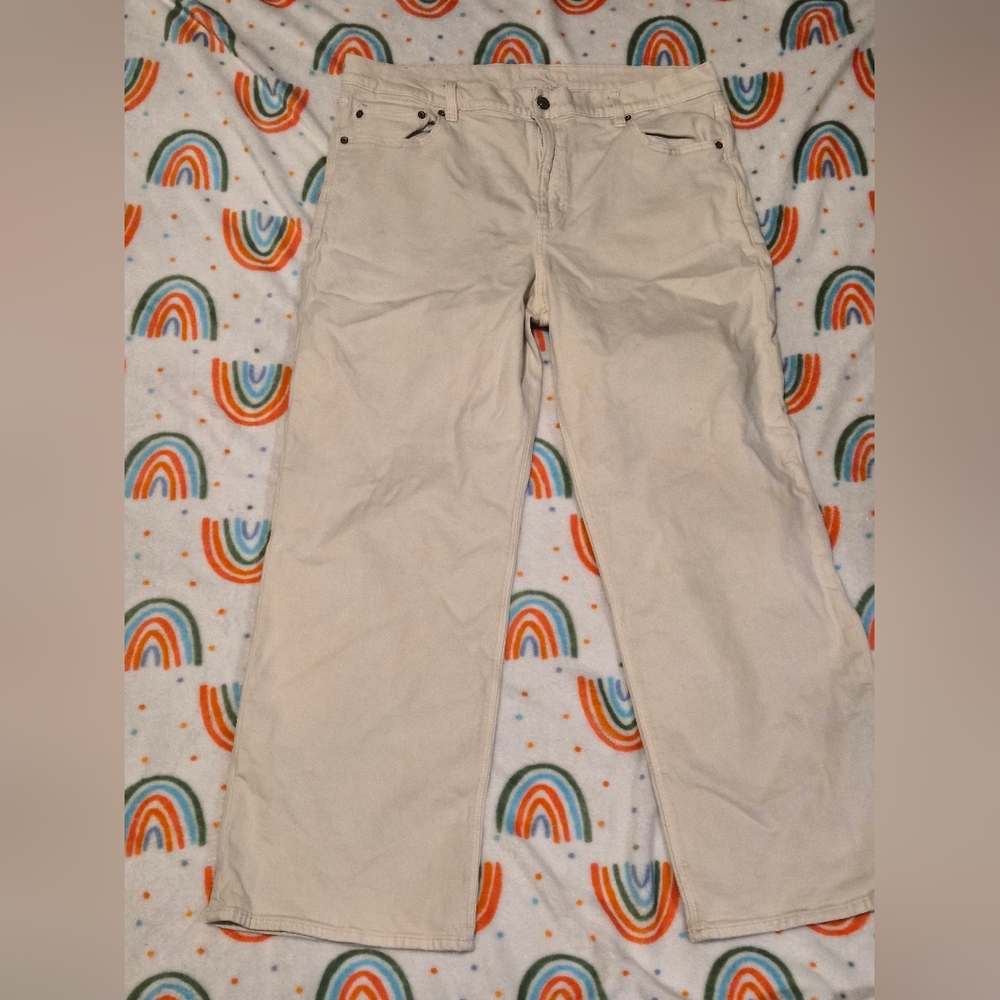 American Eagle Cream Pants